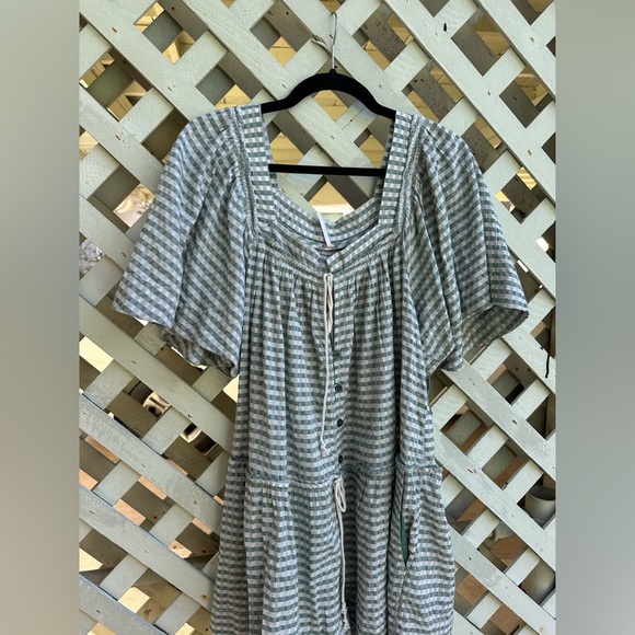 Free people County Line Plaid Romper - Picture 9 of 10